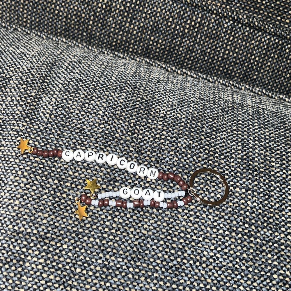 Capricorn zodiac sign keychain - Picture 1 of 1